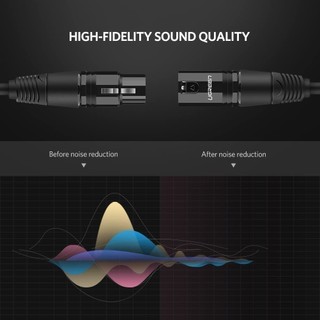 Dây Audio nối dài MIC XLR (Cannon) 6mm UGREEN AV130 | Đầu XLR đực sang XLR cái | 3 lớp bảo vệ | Bảo hành 18 tháng 1 Đổi1