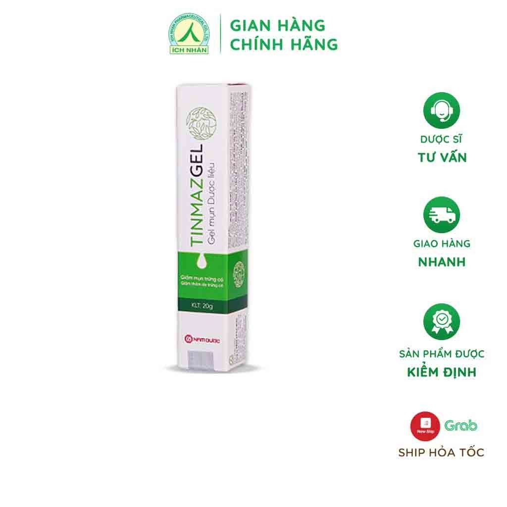 Ảnh Chấm Mụn Trứng Cá Tinmazgel Hỗ Trợ Giảm Thâm, Nám - Thành Phần Dược Liệu Tuýp 20g TGM 2