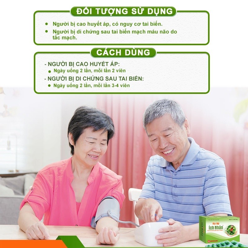 Ảnh Viên uống Hạ Áp Ích Nhân chiết xuất dược liệu - duy trì  áp huyết, giảm nguy cơ tai biến - hộp 40 viên HA4 4