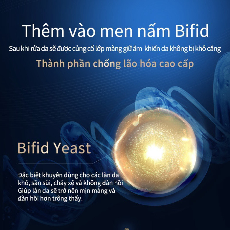Sữa rửa mặt men Bifida MASK FAMILY Làm Sạch Bã Nhờn, Thu Nhỏ Lỗ Chân Lông, Dành Cho Mọi Loại Da