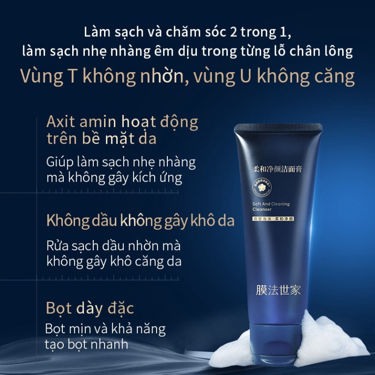 Sữa rửa mặt men Bifida MASK FAMILY Làm Sạch Bã Nhờn, Thu Nhỏ Lỗ Chân Lông, Dành Cho Mọi Loại Da