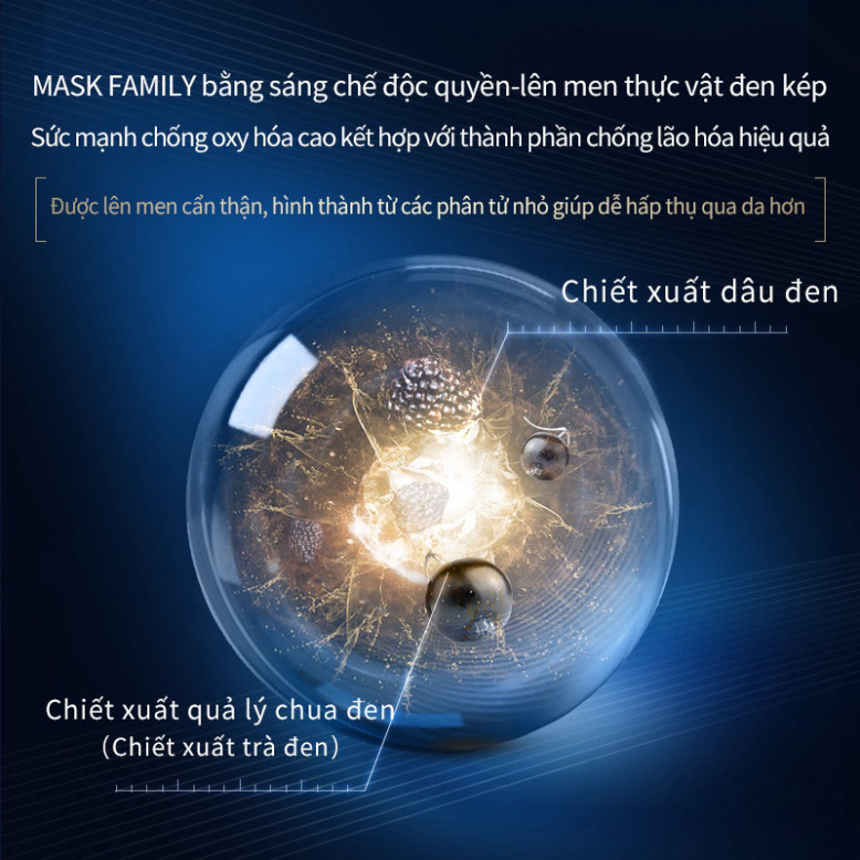 Tinh Chất Serum MASK FAMILY Essence Cung Cấp Dưỡng Chất, Giúp Da Căng Bóng, Dành Cho Mọi Loại Da 30ml