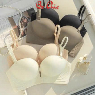 Áo lót nữ cài trước đệm 3cm - Áo ngực su đúc hở lưng mềm mịn đệm bàn tay gom nâng ngực đầy đặn A 722 BC_CHIC LINGERIE