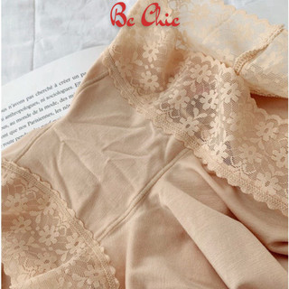 Quần bảo hộ mặc váy chất cotton , quần váy ren hoa đùi freesizew dưới 60kg 8897 BC_CHIC LINGERIE