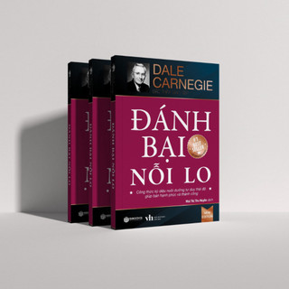 Sách - Combo 3 cuốn Đắc Nhân Tâm + Quẳng Gánh Lo Đi Và Vui Sống + Đánh Bại Nỗi Lo - SBOOKS