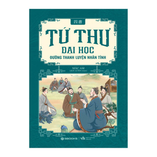 Sách - Combo 4 Cuốn Tứ Thư: Đại Học + Luận Ngữ + Trung Dung + Mạnh Tử - SBOOKS