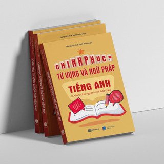 Sách - Combo 2 Cuốn: Chinh Phục Từ Vựng Và Ngữ Pháp Tiếng Anh + Từ Vựng Tiếng Anh Cơ Bản - SBOOKS