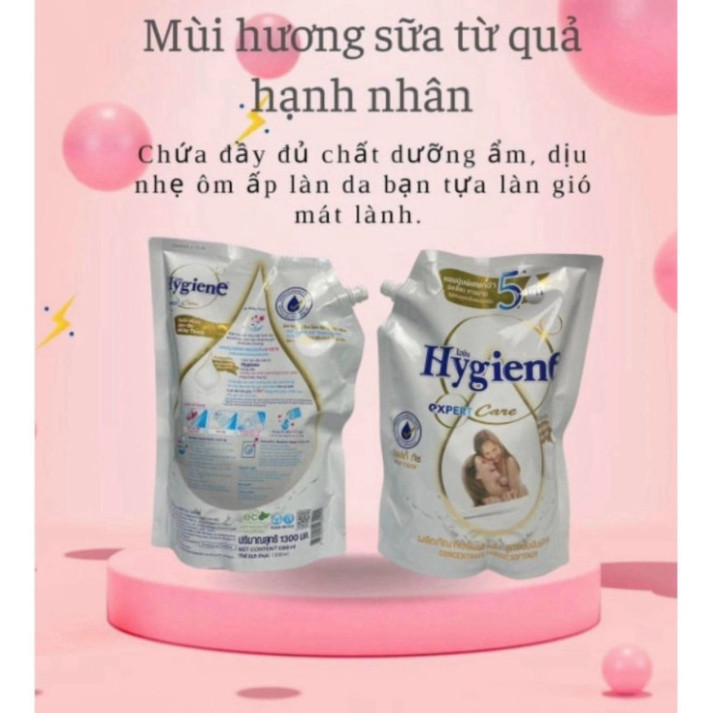 Nước xả vải Hygiene Thái Lan đậm đặc lưu hương lâu nước mềm vải thơm hương tự nhiên