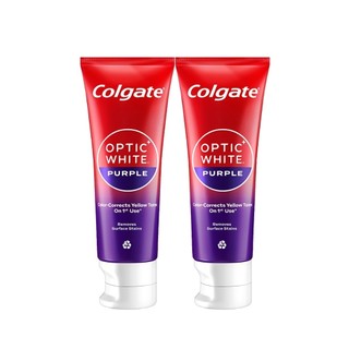 [HB Gift] Bộ 2 Kem Đánh Răng Colgate trắng răng Optic White Purple 100g