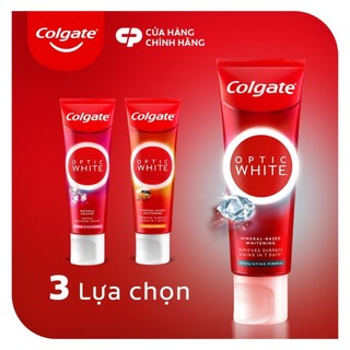 [HB gift] Kem Đánh Răng Colgate trắng răng Optic White Exfoliating Mineral cho răng sáng bóng 100g/tuýp