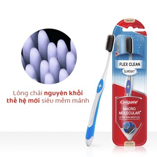 [HB Gift] Bàn Chải Đánh Răng Colgate SlimSoft Flex Clean Charcoal
