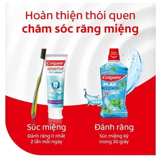 [HB gift] Bộ 2 bàn chải Colgate Slimsoft Flex Clean Charcoal nguyên khối than hoạt tính kháng khuẩn