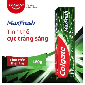 Kem đánh răng hơi thở thơm mát và làm trắng răng Colgate Maxfresh Bamboo Charcoal 180g
