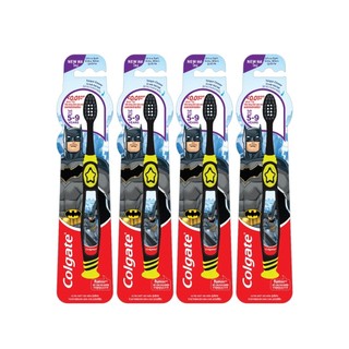 Bộ 4 Bàn chải đánh răng Colgate họa tiết Batman hoặc Barbie dành cho bé