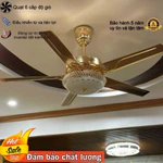 Quạt Trần Lato 5 Cánh Lõi Đồng Chạy Êm 6 Cấp Độ Gió 3 Chế Độ Đèn Điều Khiển Từ Xa Bảo Hành 10 Năm Mã 02 — ảnh 4