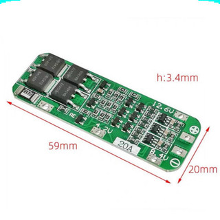 Mạch sạc cân bằng khối pin 3S ( 3 viên 18650) - dòng xả 20A