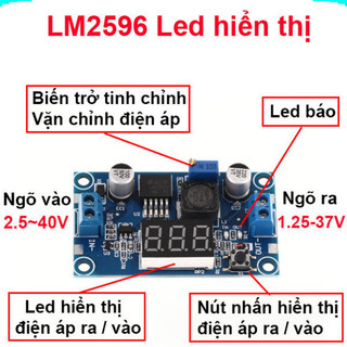 Mạch nguồn giảm áp, hạ áp 3A LM2596S DC - DC