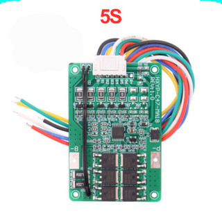 Mạch sạc bảo vệ pin lithium 4S/5S/6S/7S MA18 dòng xả 18A cổng ra dây có tản nhiệt