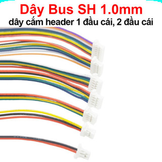 [Ưu đãi] (10 cái) Dây Bus SH 1.0mm, dây cắm header 1 đầu cái, 2 đầu cái