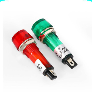 [Ưu đãi] (5 cái) Đèn báo XD10 - 3 lỗ khoét 10mm điện áp 12V, 24V, 220VAC, 380VAC