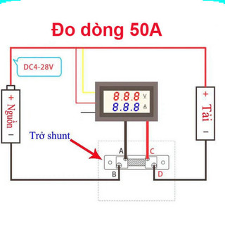Đồng hồ hiển thị điệp áp và dòng điện