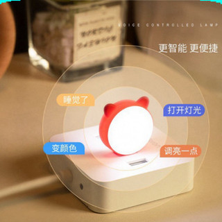 Đèn led bằng giọng nói, đèn mini đọc sách, đèn ngủ, bảo vệ mắt cắm cổng USB tiện dụng