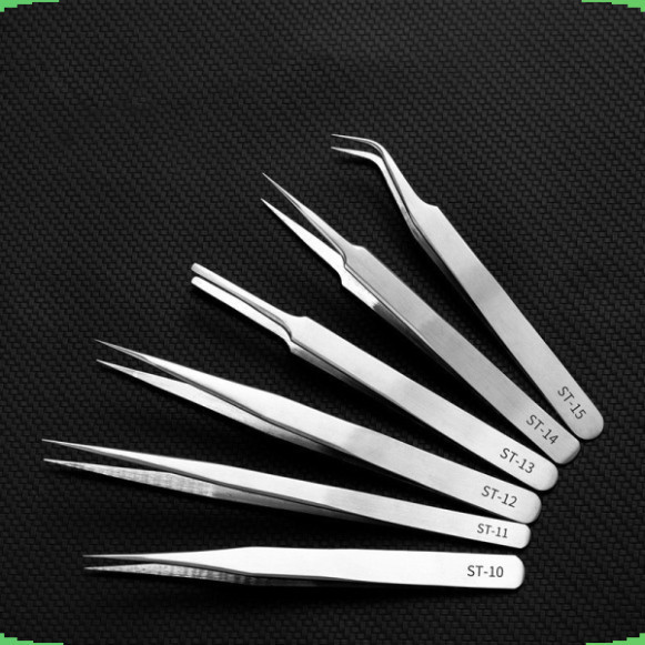 Nhíp gắp linh kiện, nhíp sửa chữa ST thường / tốt