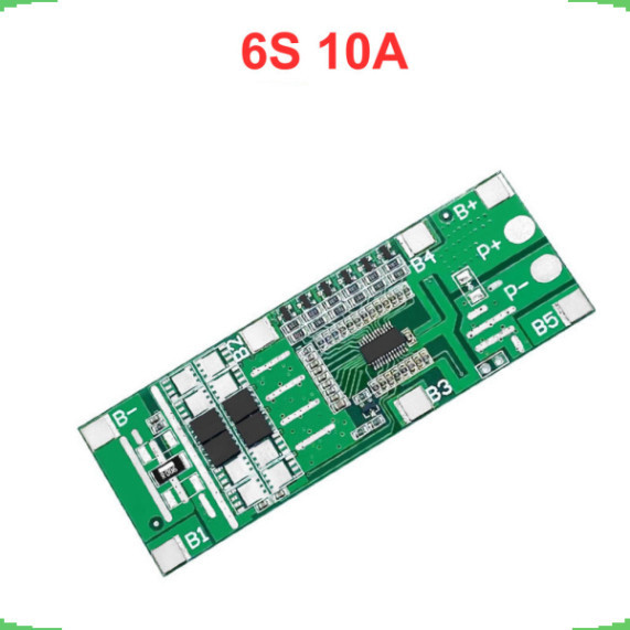 Mạch sạc bảo vệ pin lithium 6S 25.2V chân hàn