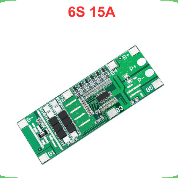 Mạch sạc bảo vệ pin lithium 6S 25.2V chân hàn