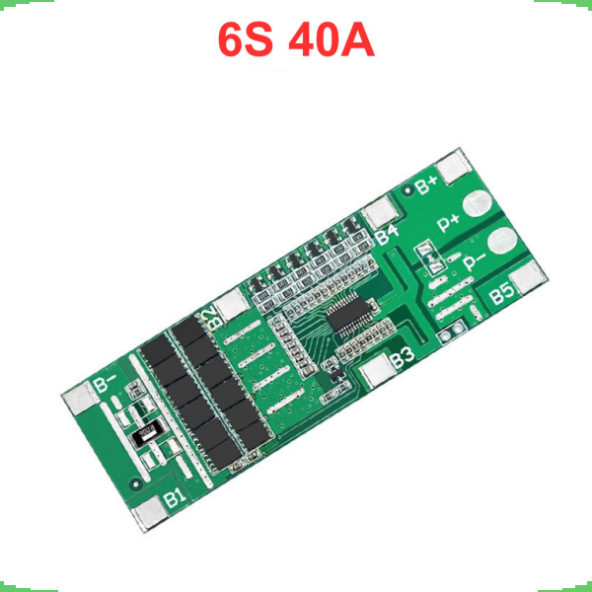 Mạch sạc bảo vệ pin lithium 6S 25.2V chân hàn