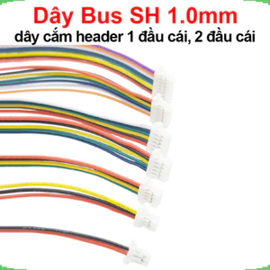 Dây Bus SH 1.0mm, dây cắm header 1 đầu cái, 2 đầu cái