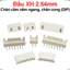 Đầu XH 2.54mm Chân cắm nằm ngang, chân cong (DIP)