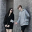 Áo Hoodie Zip có dây rút kết hợp sọc kẻ cánh tay chất nỉ dày dặn - Áo khoác nam nữ phong cách trẻ trung hot trend