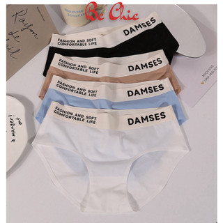 Quần Lót Nữ Đúc Su Cao Cấp Thoáng Mát Kháng Khuẩn Phối Cạp Chữ DAMSES Mã 570 BC_CHIC LINGERIE
