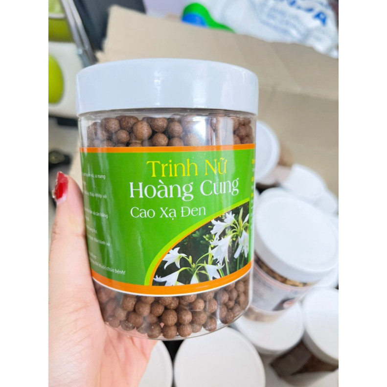 Viên trinh nữ hoàng cung cao xạ đen ( hũ 500g)