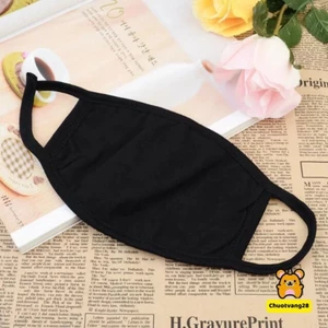 Khẩu trang vải đen than hoạt tính 6 lớp ngăn bụi mịn
