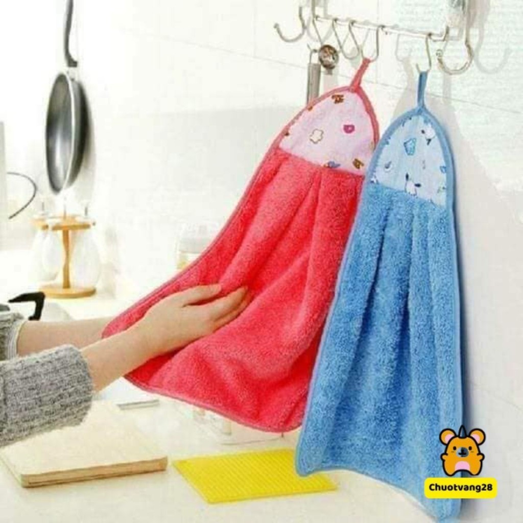 Khăn lau khô tay nhà bếp cps móc treo mềm mại