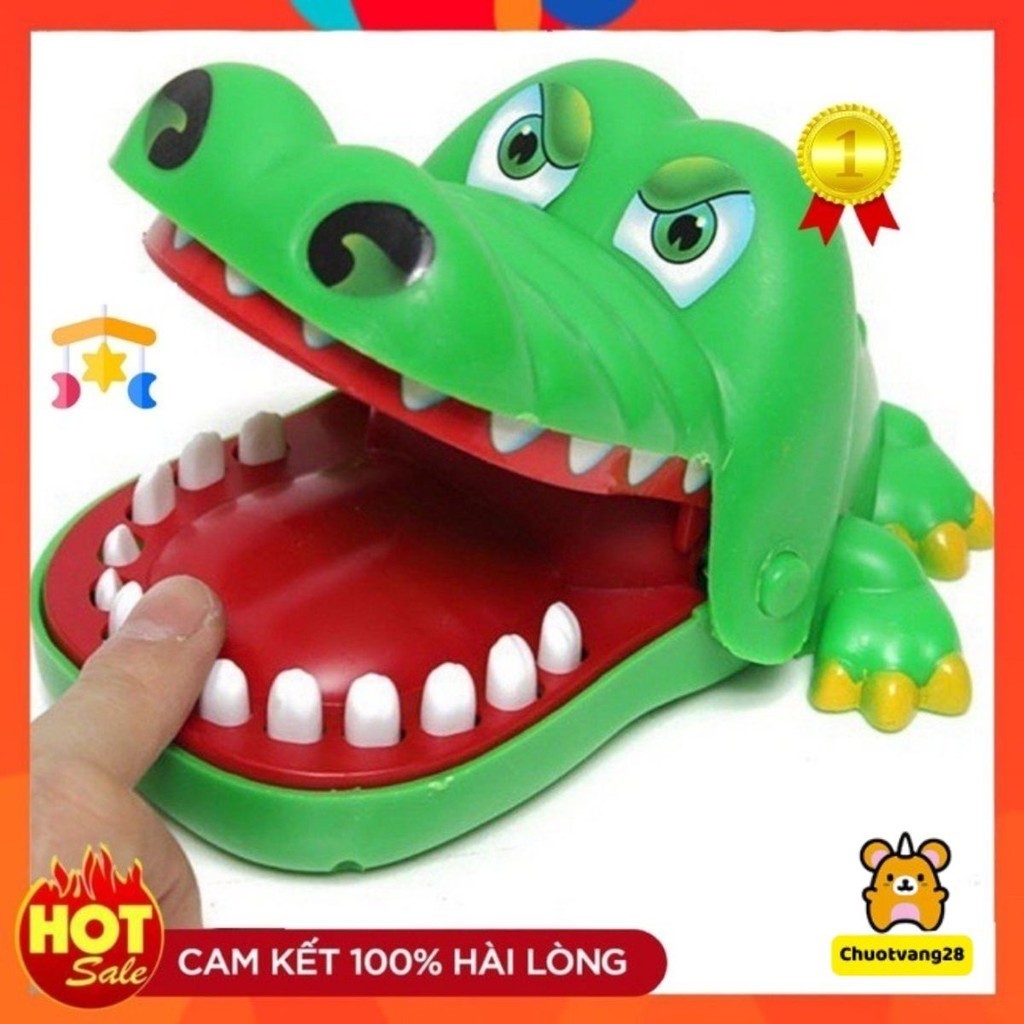 ĐỒ CHƠI CÁ SẤU CẮN TAY VUI NHỘN