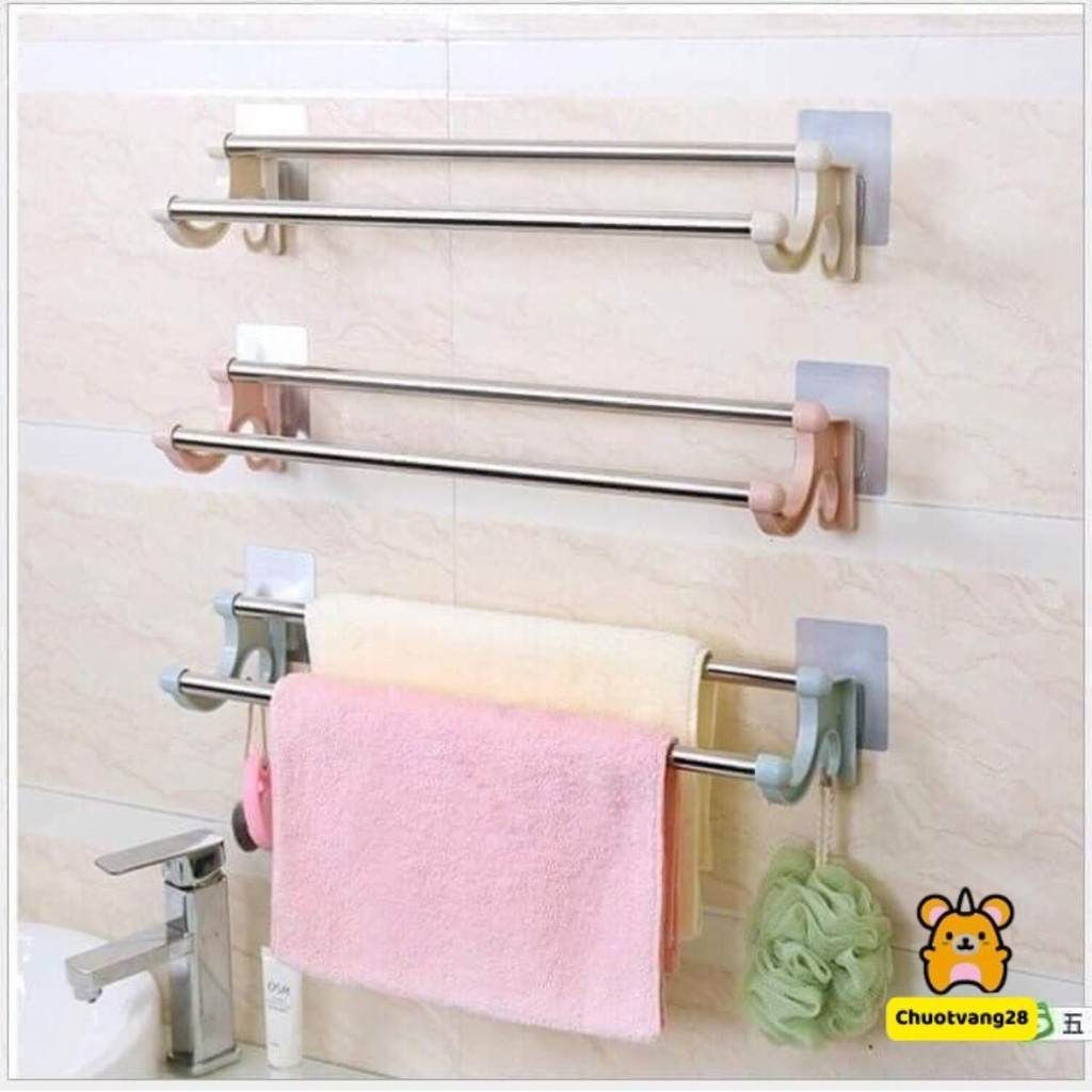 Móc treo khăn dính tường siêu chắc