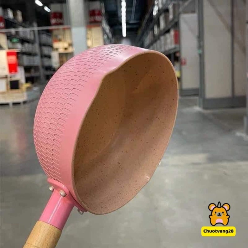 Chảo nồi quánh sâu lòng 18cm phủ ceramic chiên rán chống dính dùng được bếp từ