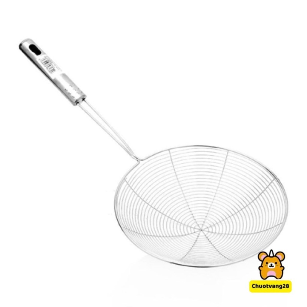 Chao nhúng ăn lẩu, vợt nhúng đồ ăn lẩu bằng inox không gỉ size 14, 16