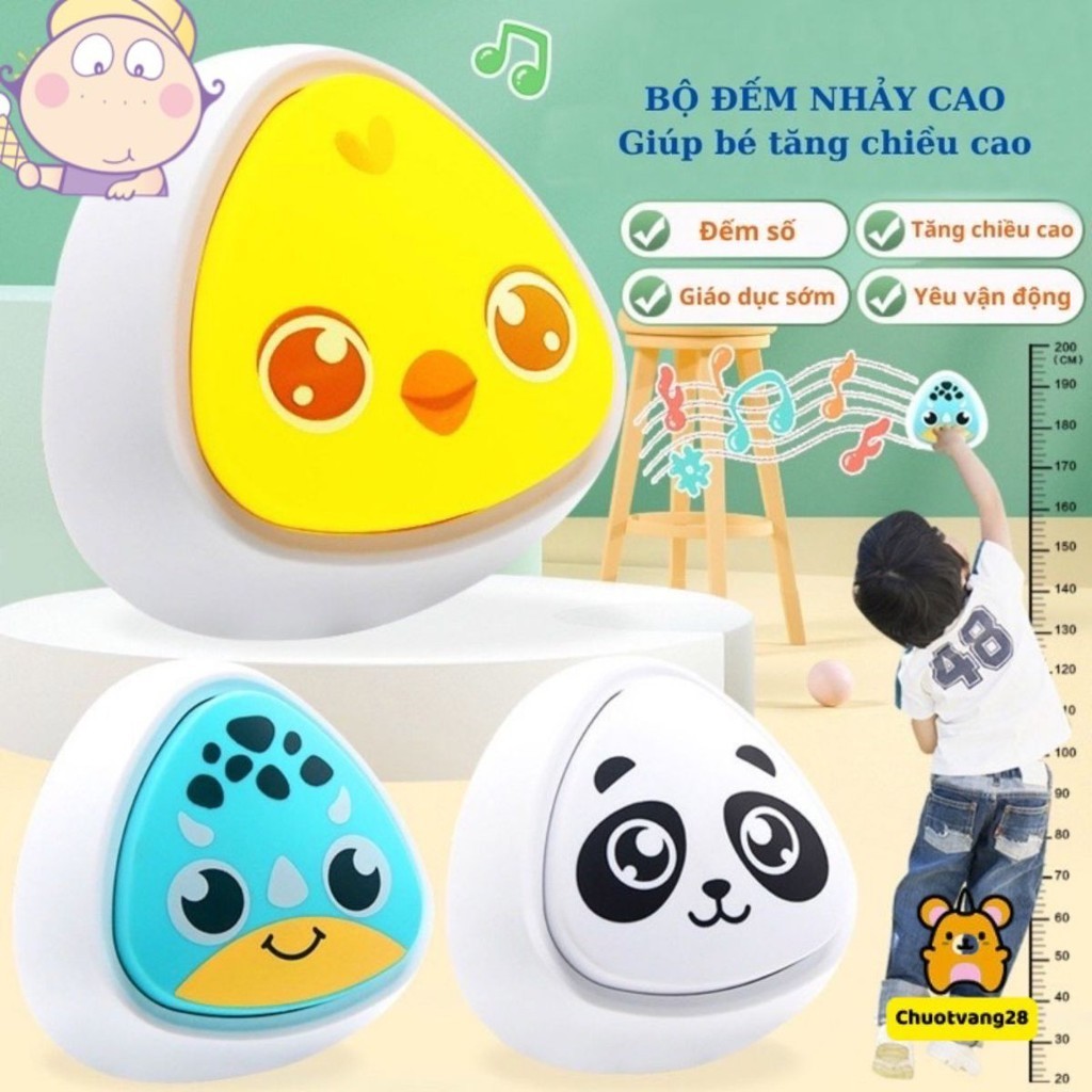 Đồ Chơi Vận Động, Bộ Chạm Nhảy Tăng Chiều Cao - Đồ Chơi Hỗ Trợ Tăng Chiều Cao Tự Nhiên Cho Bé