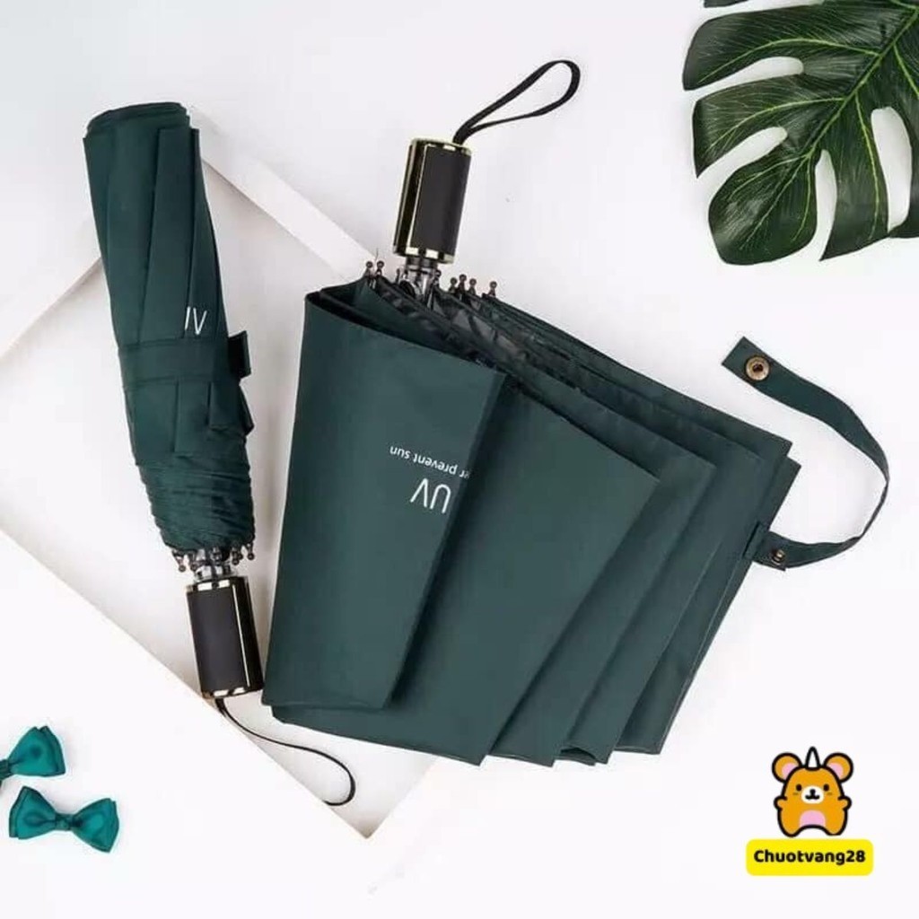 Ô dù chống tia UV 3 lớp gấp gọn mẫu mới nhỏ gọn tiện lợi ( được chọn màu )