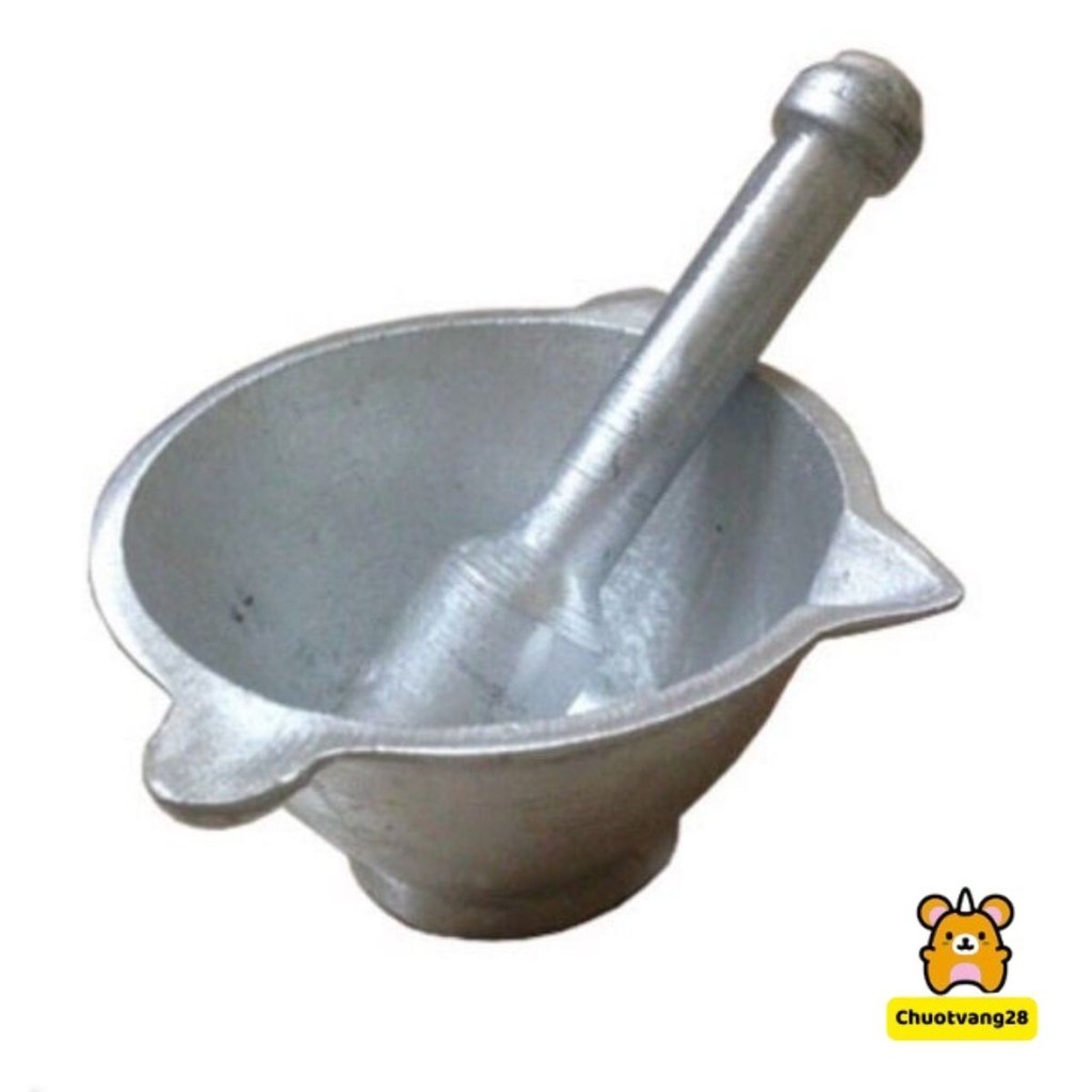 Bộ chày cối bằng gang hàng xịn bền đẹp