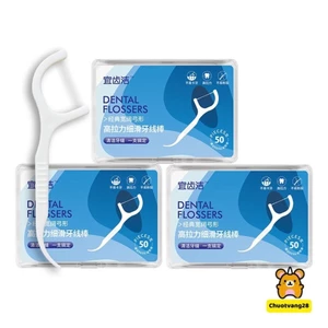 Combo 150 Chiếc Tăm Chỉ Nha Khoa Sợi Chỉ Mảnh Siêu Dai