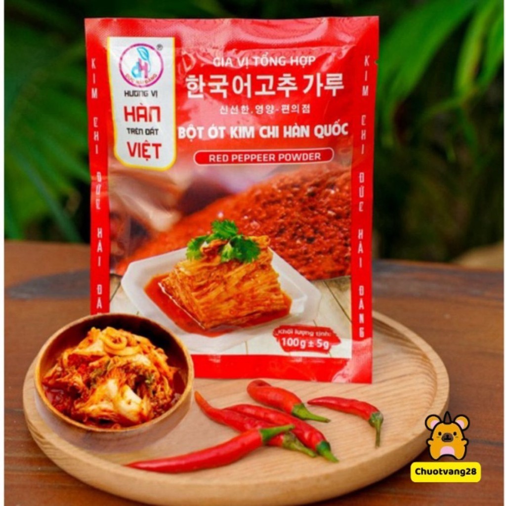 Bột Ớt Làm Kim Chi Hàn Quốc Đức Hải 100g