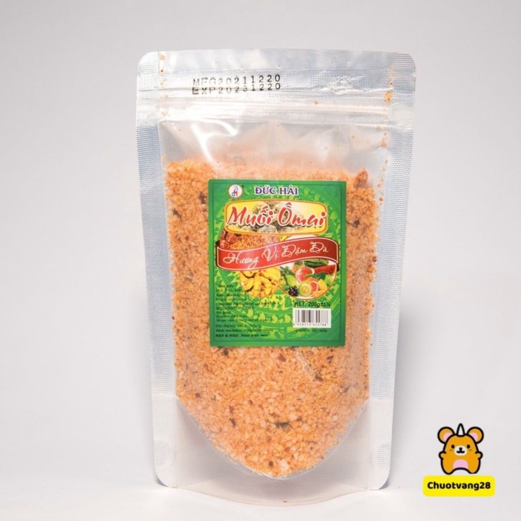 Muối ô mai xí muội Đức Hải vị chuẩn thơm ngon gói 400g