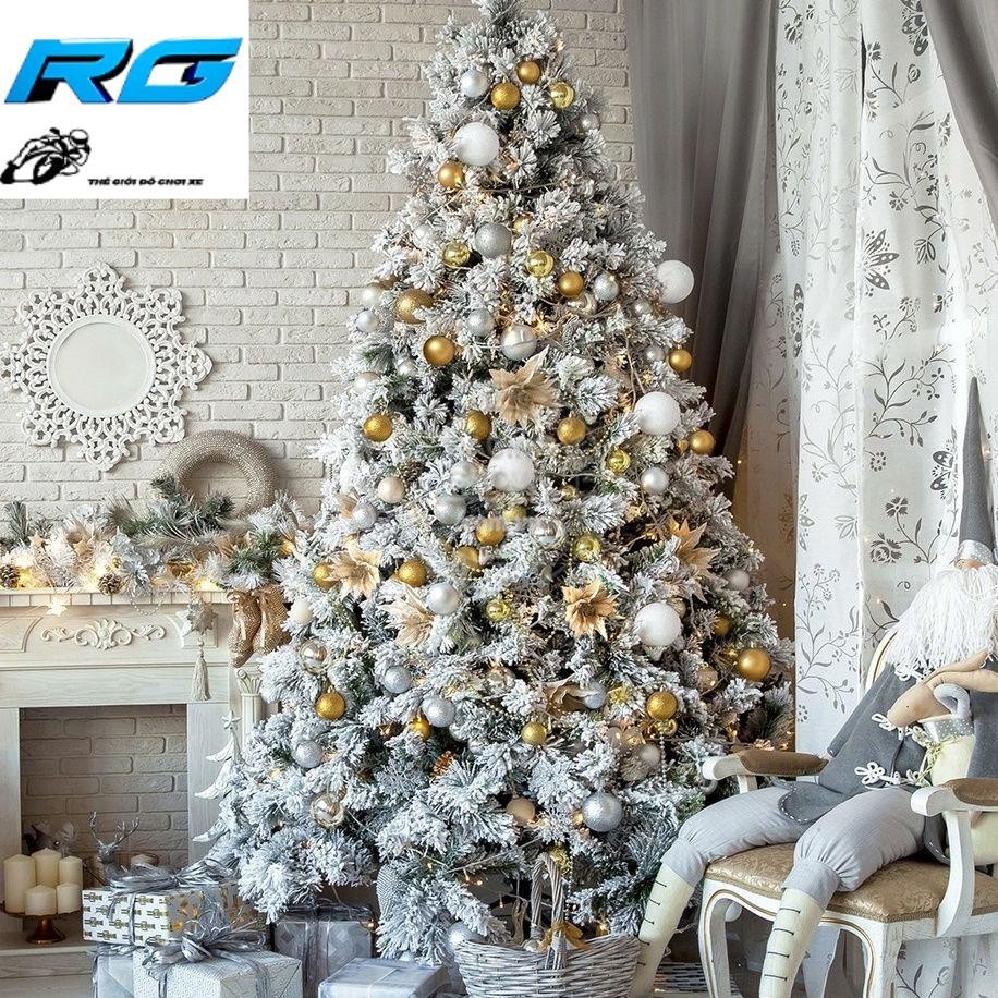 Cây Thông Noel Phủ Tuyết Trang Trí Noel Giáng Sinh 90cm, 1m2, 1m5, 1m8, 2m, 2m4, 3m Hàng Việt Nam Cao Cấp