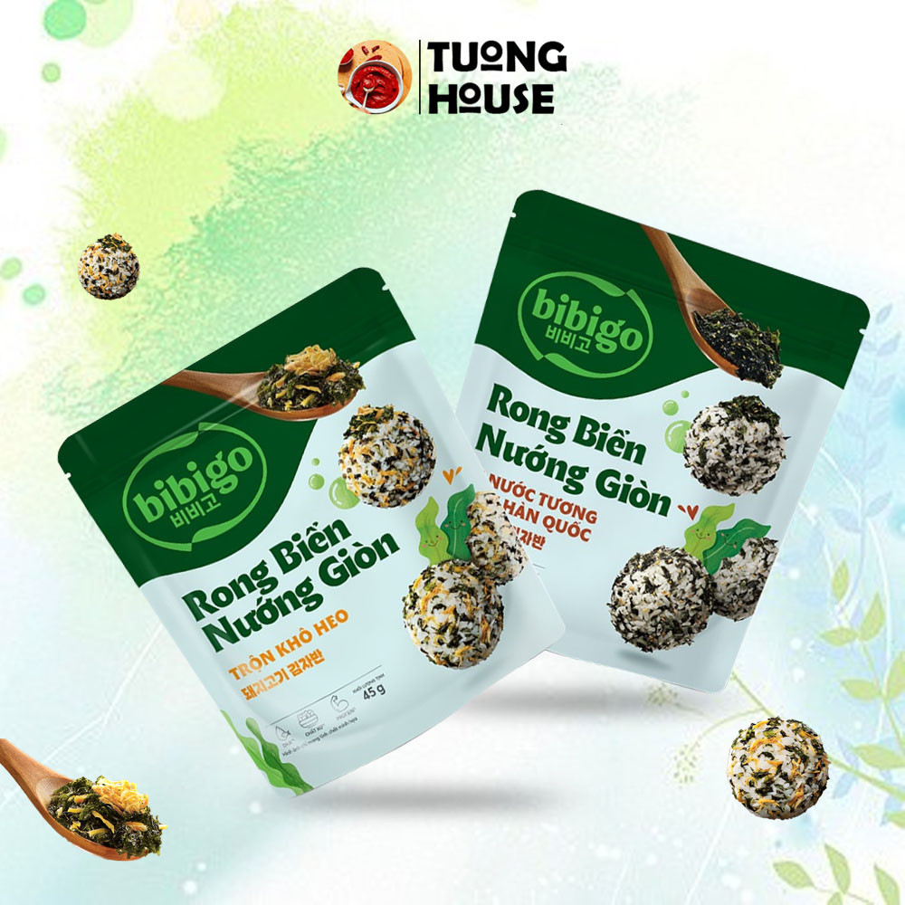 Rong biển Nướng Giòn Hàn Quốc Trộn Gia Vị Daesang/Bibigo - Bịch 50g ...