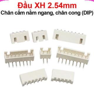 [Giá sỉ] (50C) Đầu XH 2.54mm Chân cắm nằm ngang, chân cong (DIP)